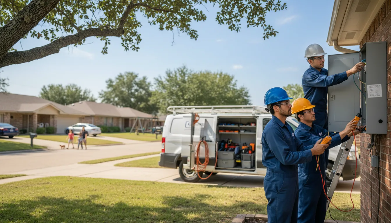 Certified electrician providing emergency electrical services in West Mineral, KS
